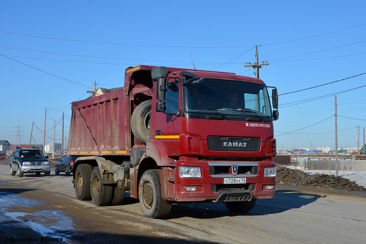 Саха (Якутия), № О 728 КХ 14 — КамАЗ-6520-43 "Люкс"