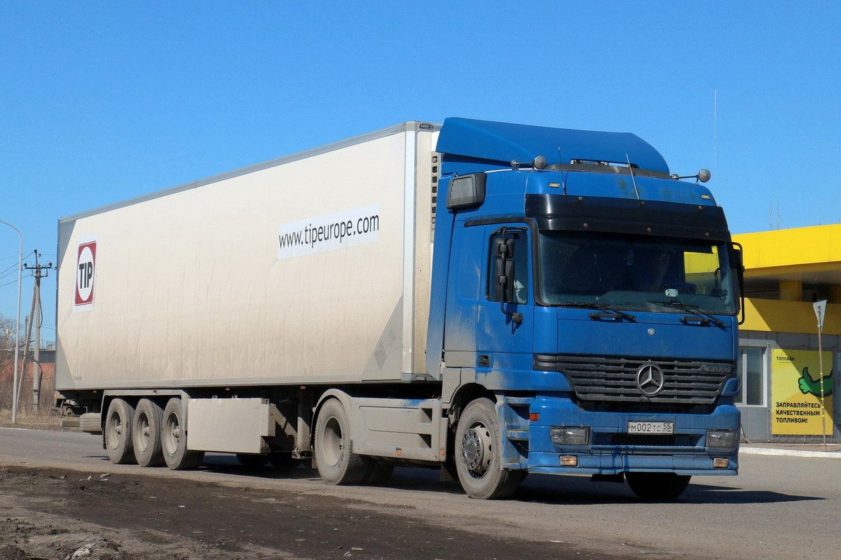 Омская область, № М 002 ТС 55 — Mercedes-Benz Actros ('1997)