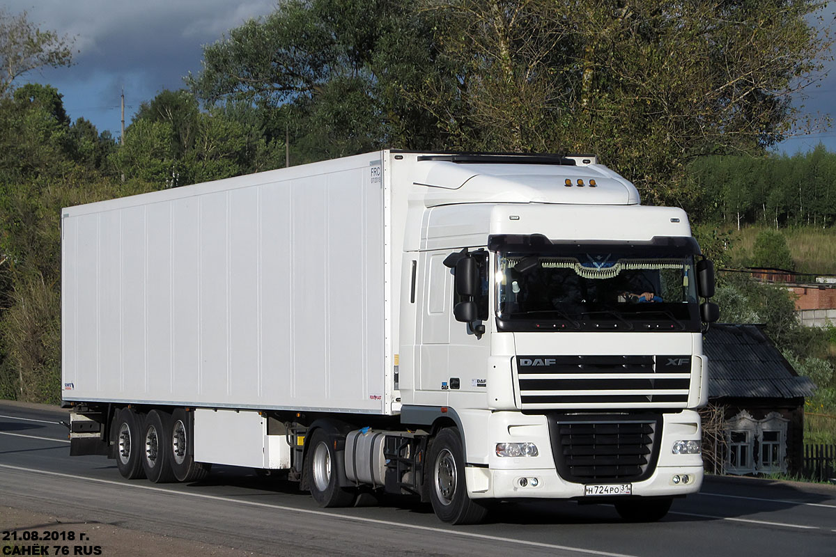 Белгородская область, № Н 724 РО 31 — DAF XF105 FT