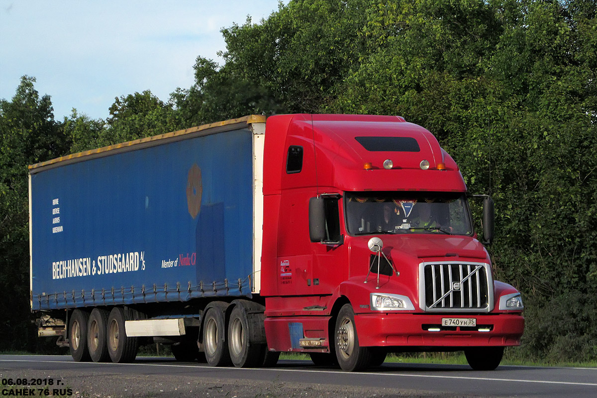 Вологодская область, № Е 740 УН 35 — Volvo VNL660