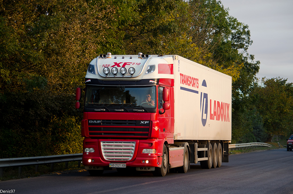 Винницкая область, № АВ 2525 АВ — DAF XF105 FT