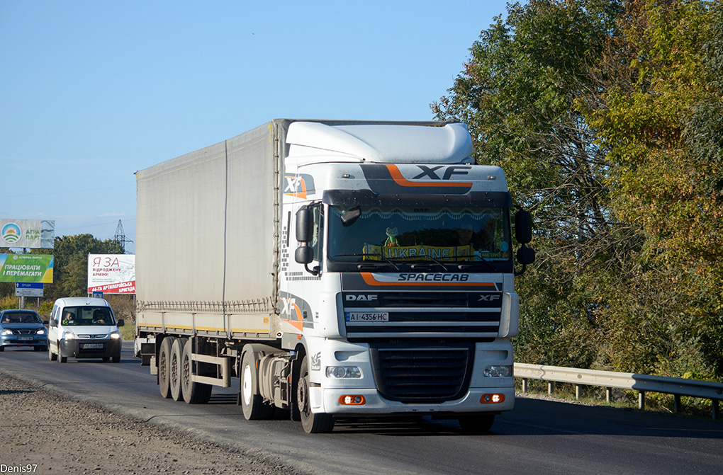 Киевская область, № АІ 4356 НС — DAF XF105 FT