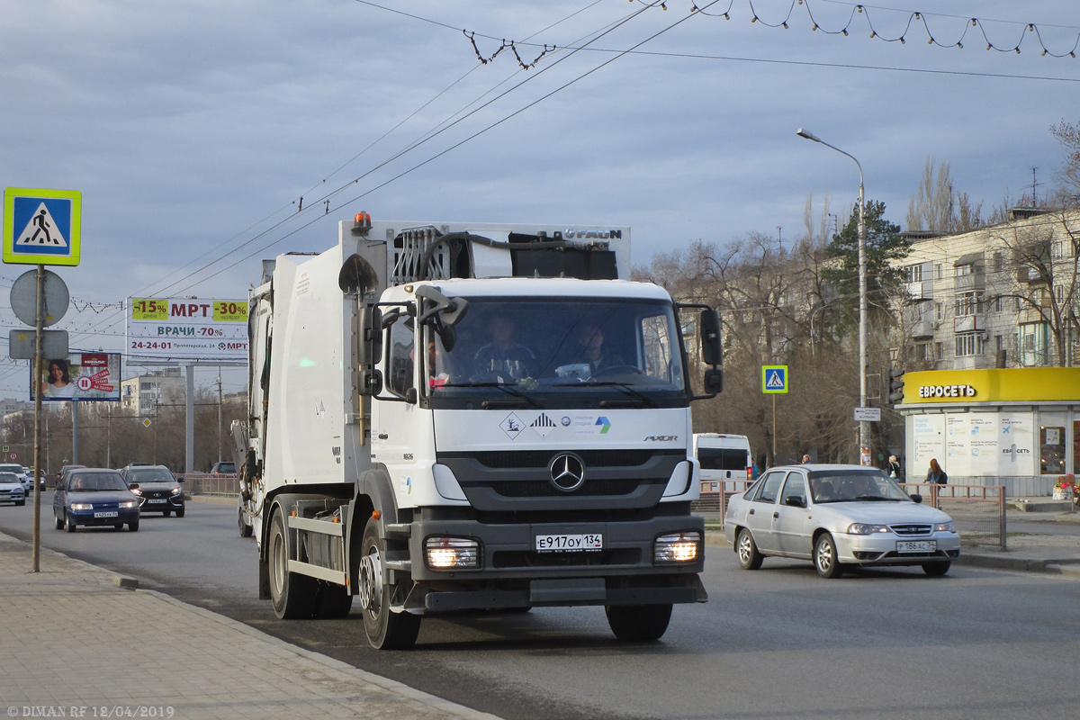 Волгоградская область, № Е 917 ОУ 134 — Mercedes-Benz Axor 1826 [Z9M]