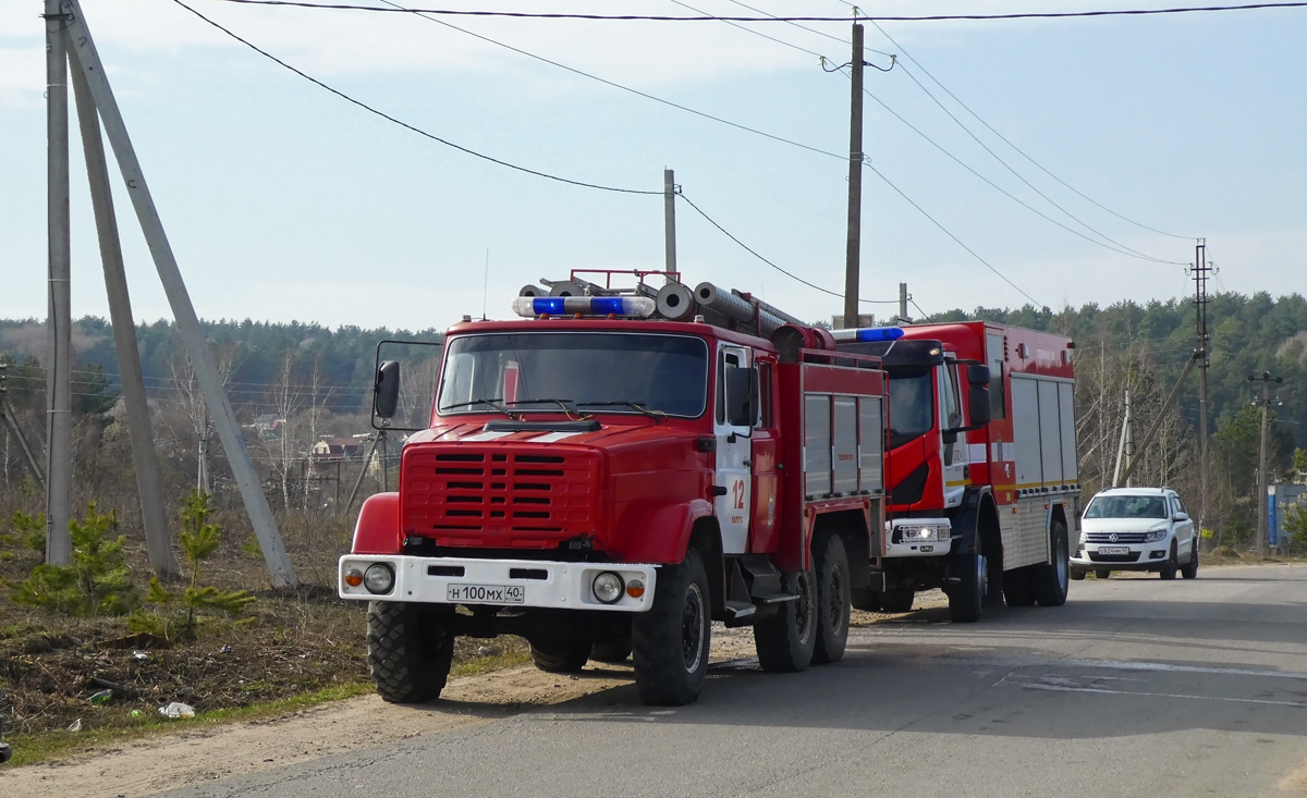 Калужская область, № Н 100 МХ 40 — Роспожснаб-4378