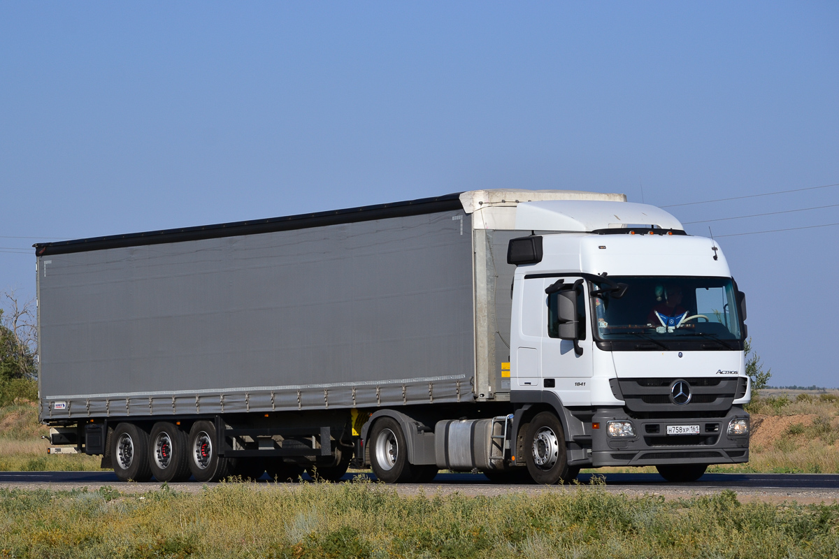 Ростовская область, № Н 758 ХР 161 — Mercedes-Benz Actros '09 1841 [Z9M]