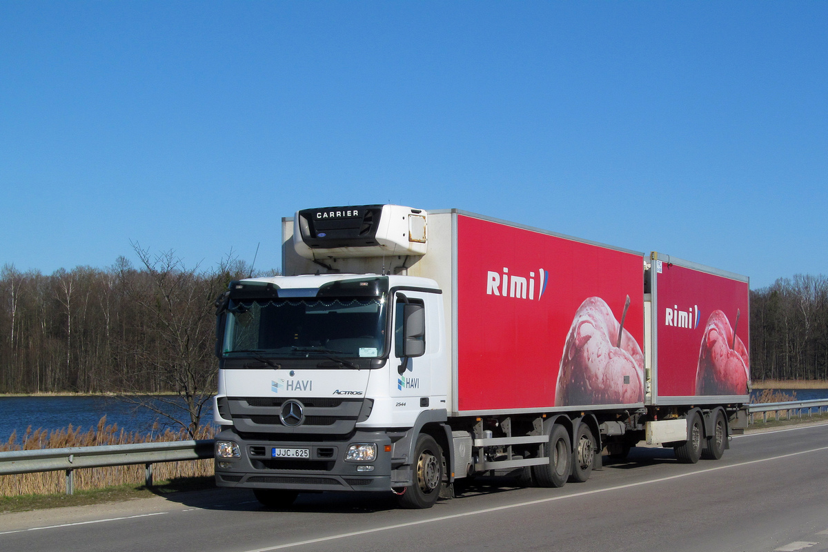 Литва, № JJC 625 — Mercedes-Benz Actros ('2009) 2544