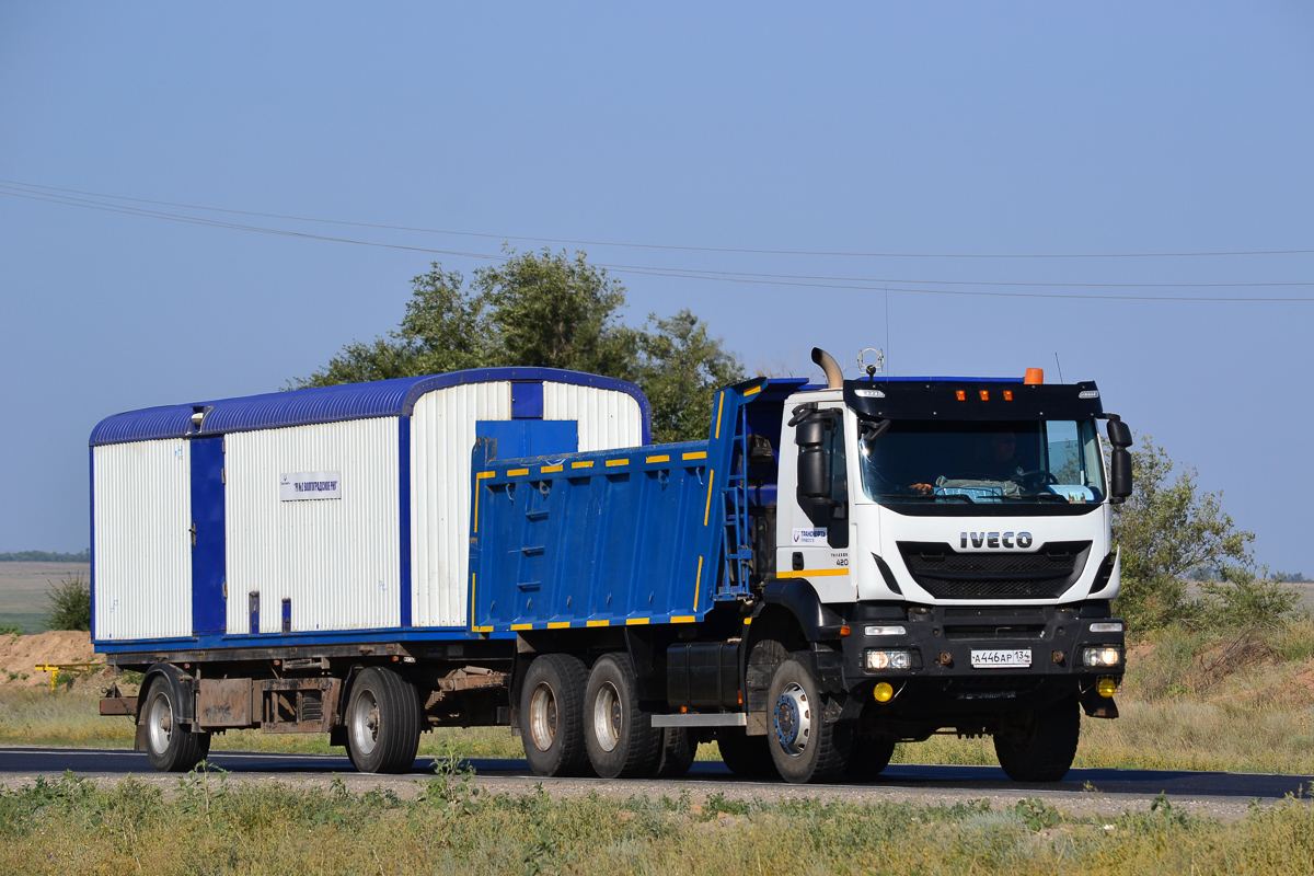 Волгоградская область, № А 446 АР 134 — IVECO-AMT Trakker ('2013)