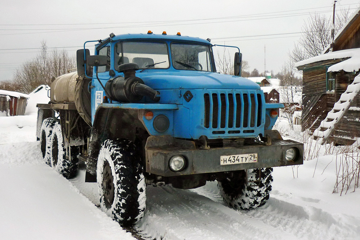 Архангельская область, № Н 434 ТУ 29 — Урал-4320-41