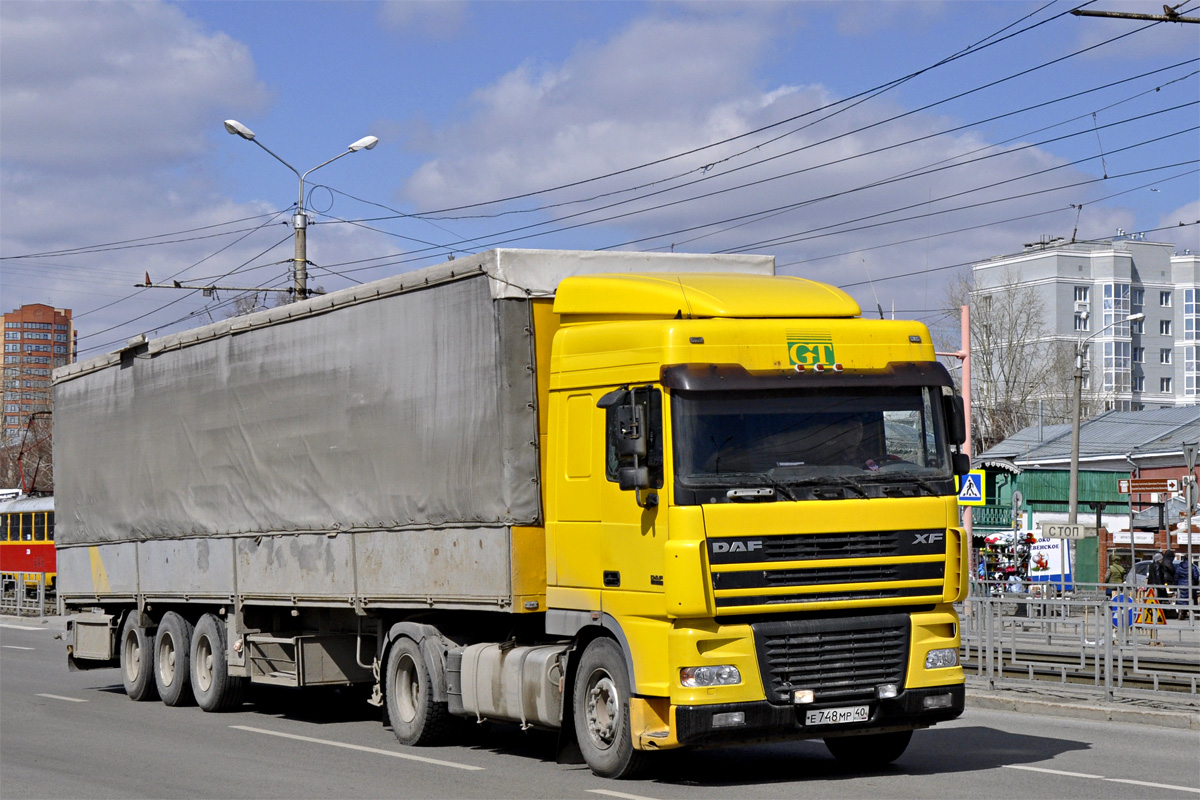 Калужская область, № Е 748 МР 40 — DAF XF95 FT