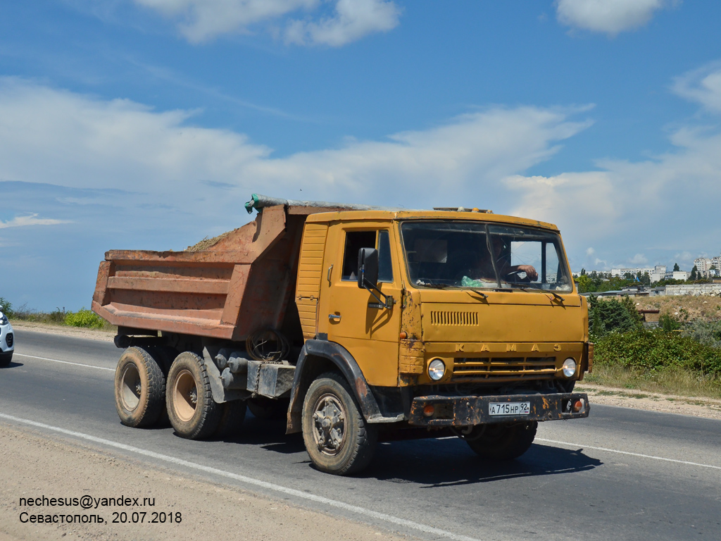 Севастополь, № А 715 НР 92 — КамАЗ-54112