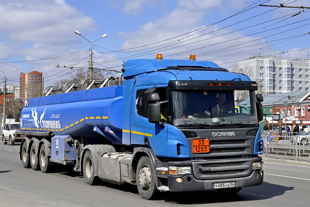 Новосибирская область, № Н 485 СА 54 — Scania ('2004) P340