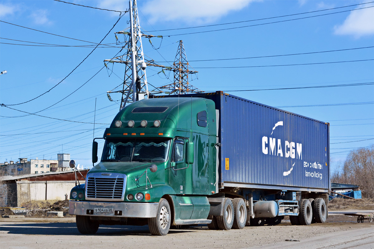 Амурская область, № В 104 ХВ 28 — Freightliner Century Class