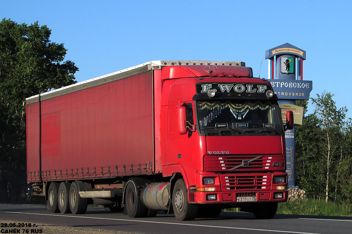 Вологодская область, № В 319 ЕТ 35 — Volvo ('1993) FH-Series