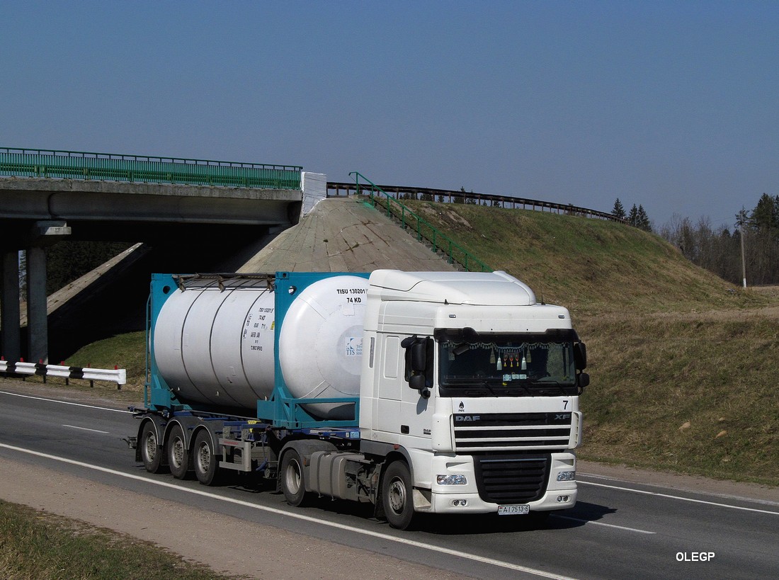 Могилёвская область, № АІ 7513-6 — DAF XF105 FT