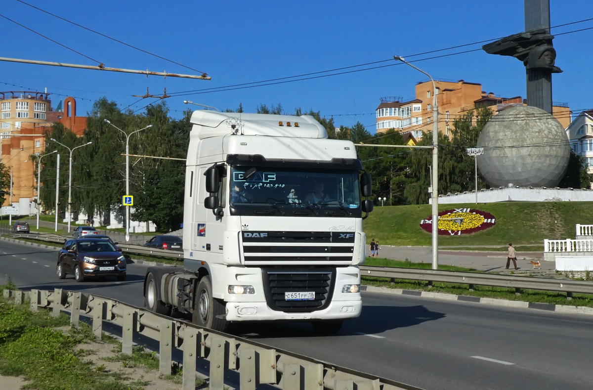 Удмуртия, № С 651 РР 18 — DAF XF105 FT