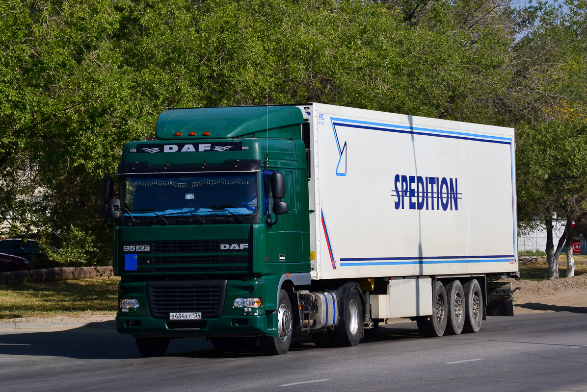 Волгоградская область, № В 434 ХТ 134 — DAF 95XF FT