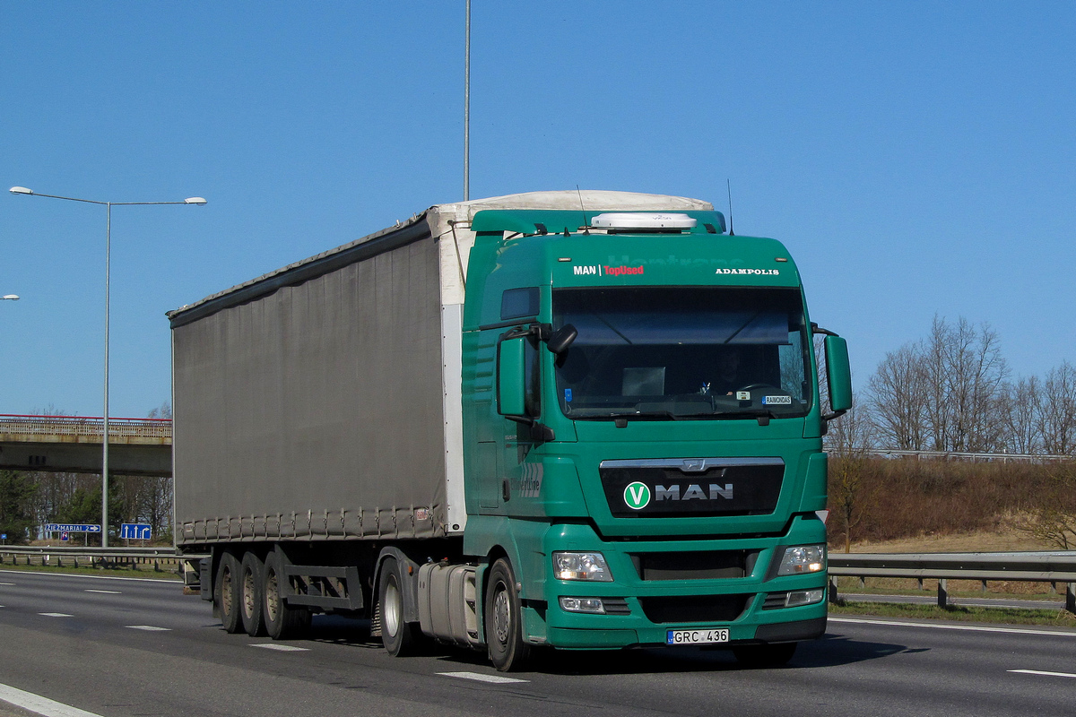 Литва, № GRC 436 — MAN TGX ('2007) 18.440