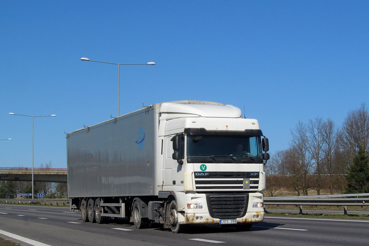 Литва, № JZS 058 — DAF XF105 FT