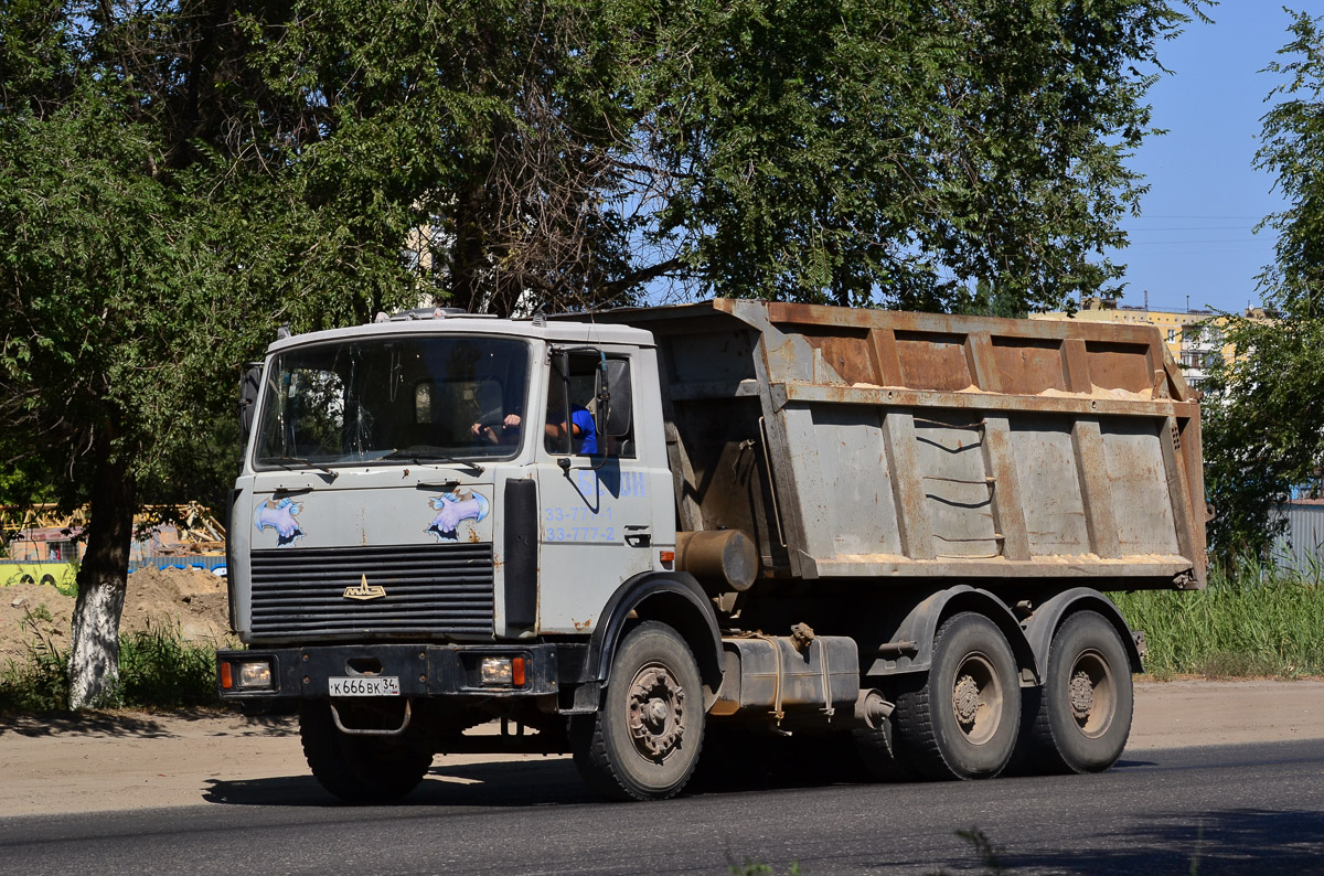 Волгоградская область, № К 666 ВК 34 — МАЗ-551605