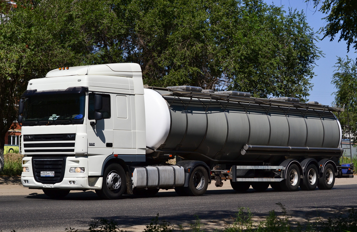 Волгоградская область, № А 003 ХК 134 — DAF XF105 FT