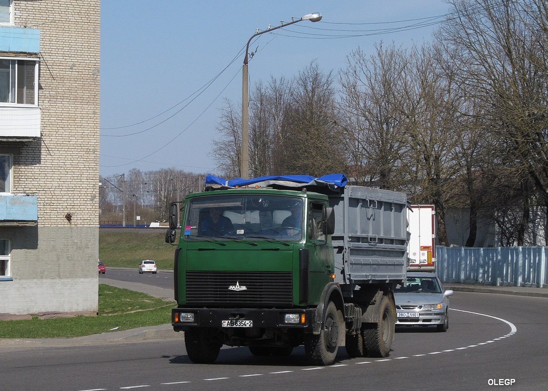 Витебская область, № АВ 6354-2 — МАЗ-5551 (общая модель)