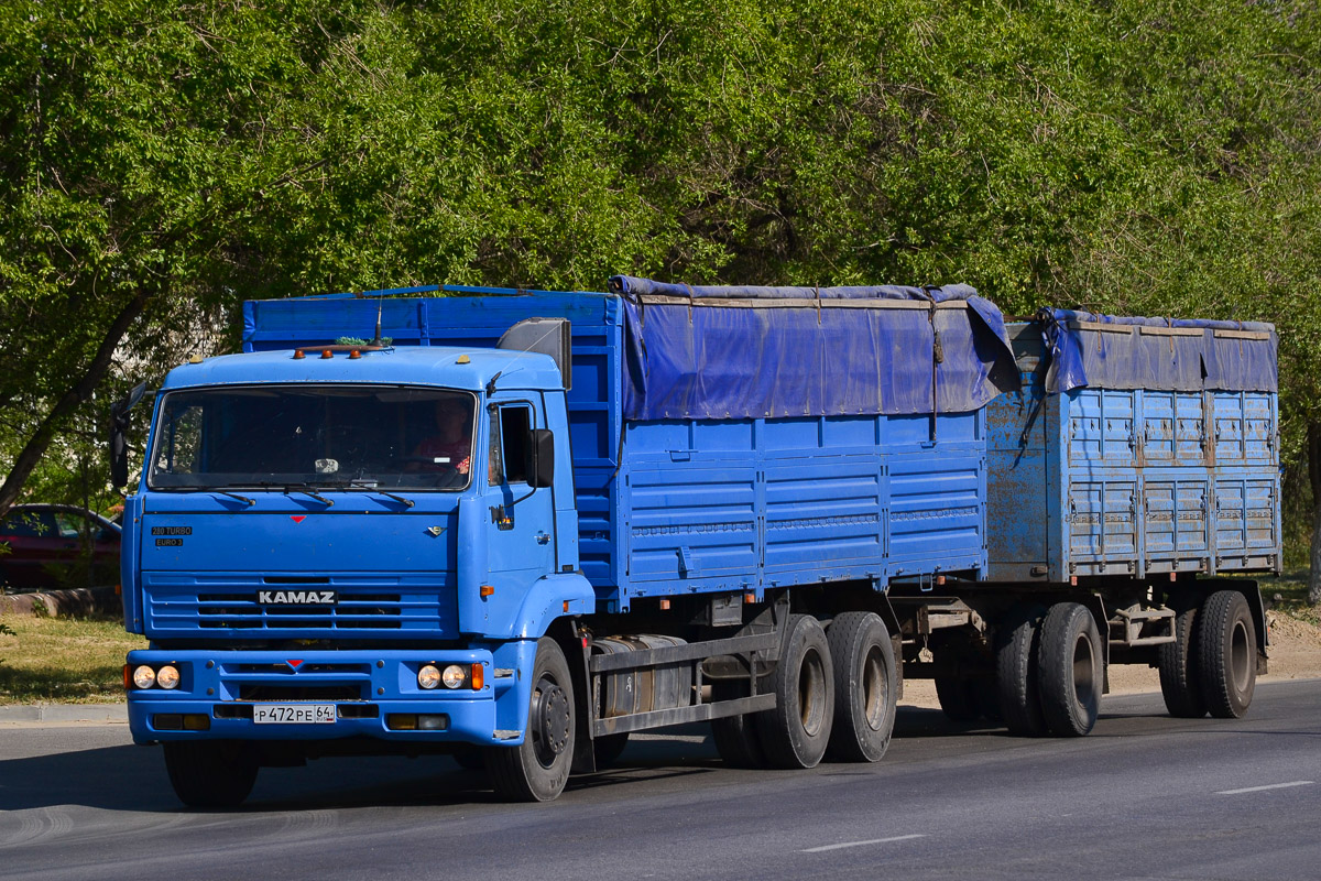 Саратовская область, № Р 472 РЕ 64 — КамАЗ-65117-62