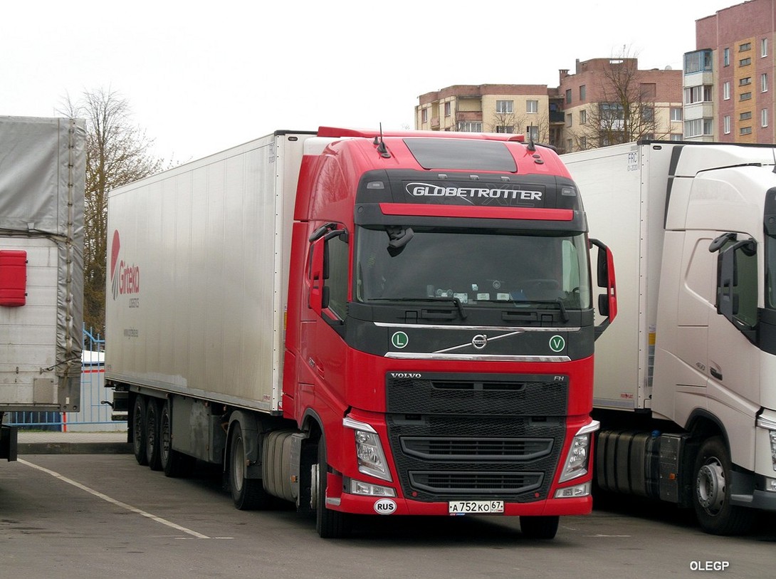 Смоленская область, № А 752 КО 67 — Volvo ('2012) FH.500