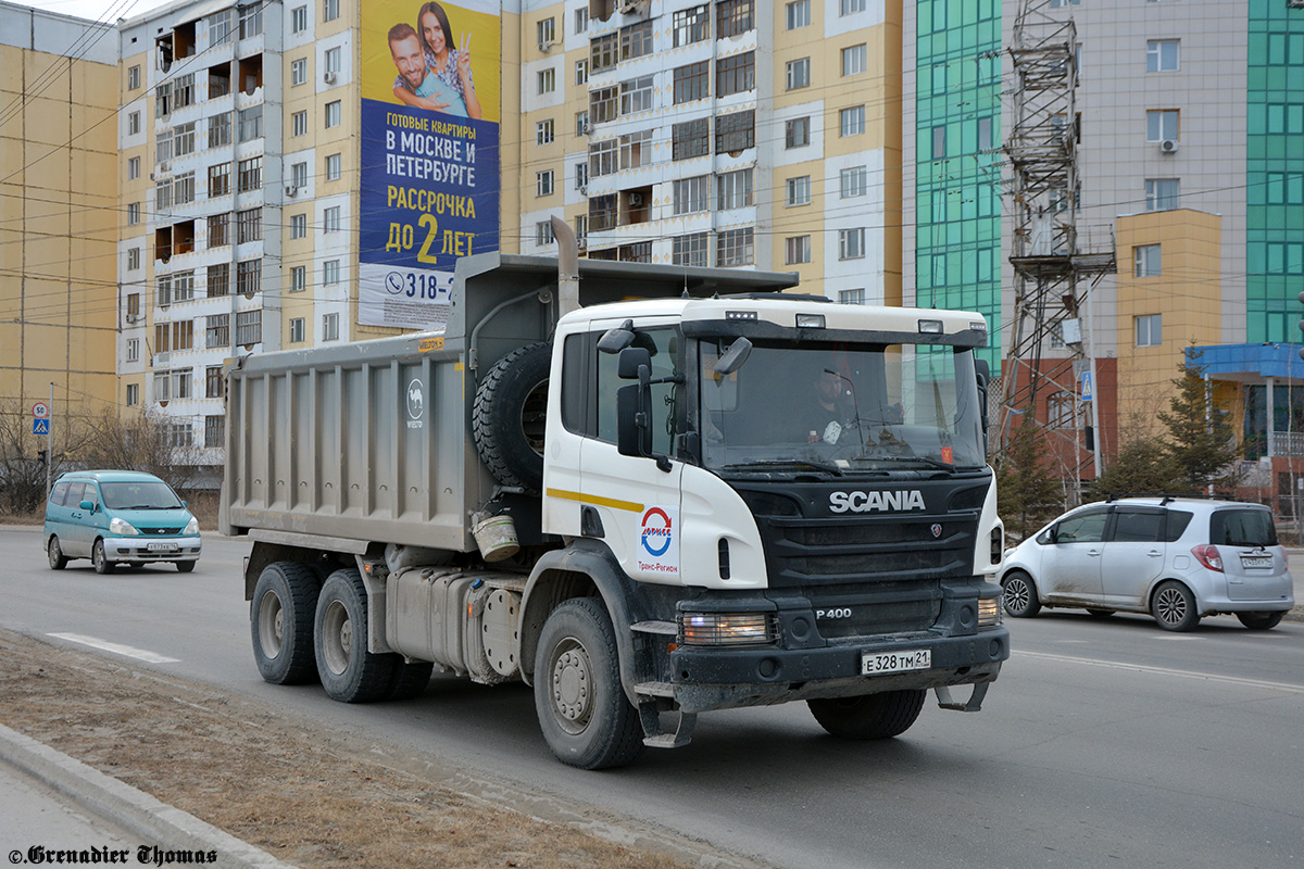 Чувашия, № Е 328 ТМ 21 — Scania ('2011) P400