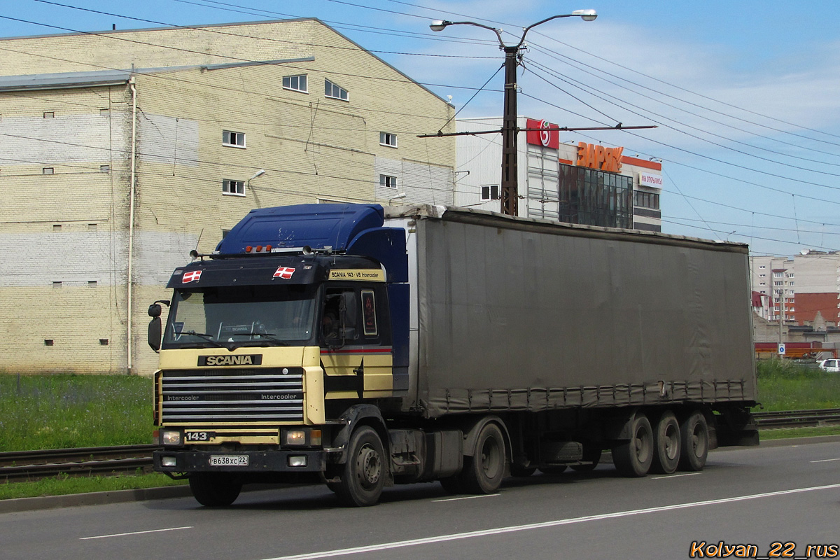 Алтайский край, № В 638 ХС 22 — Scania (II) R143M