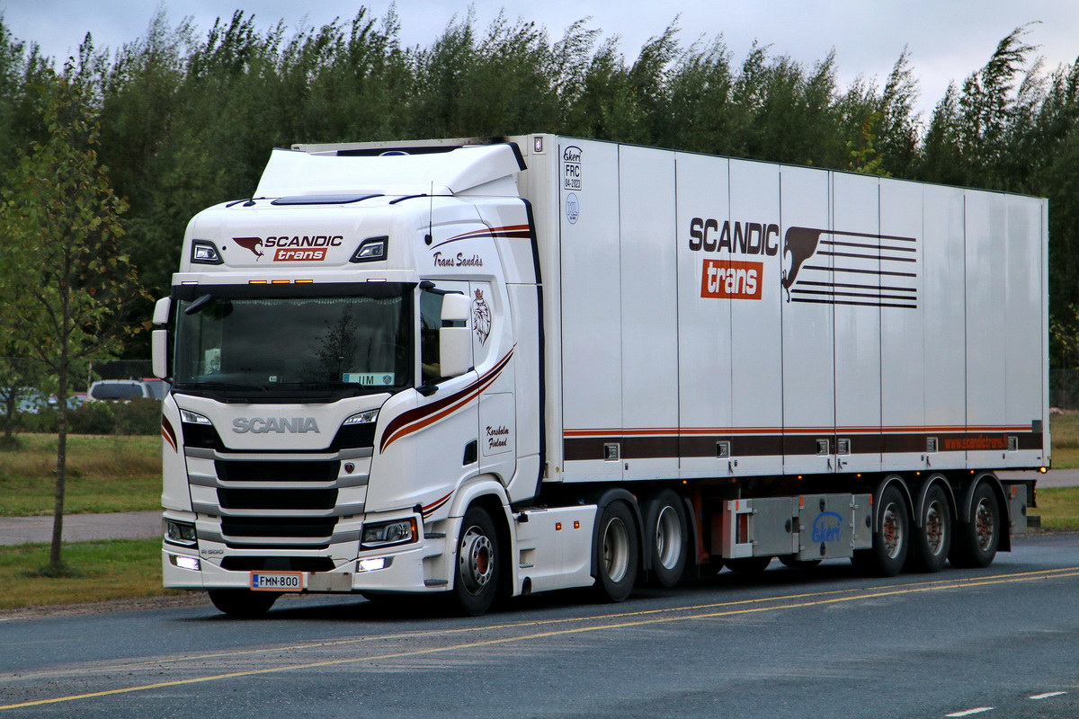 Финляндия, № FMN-800 — Scania ('2016) R500