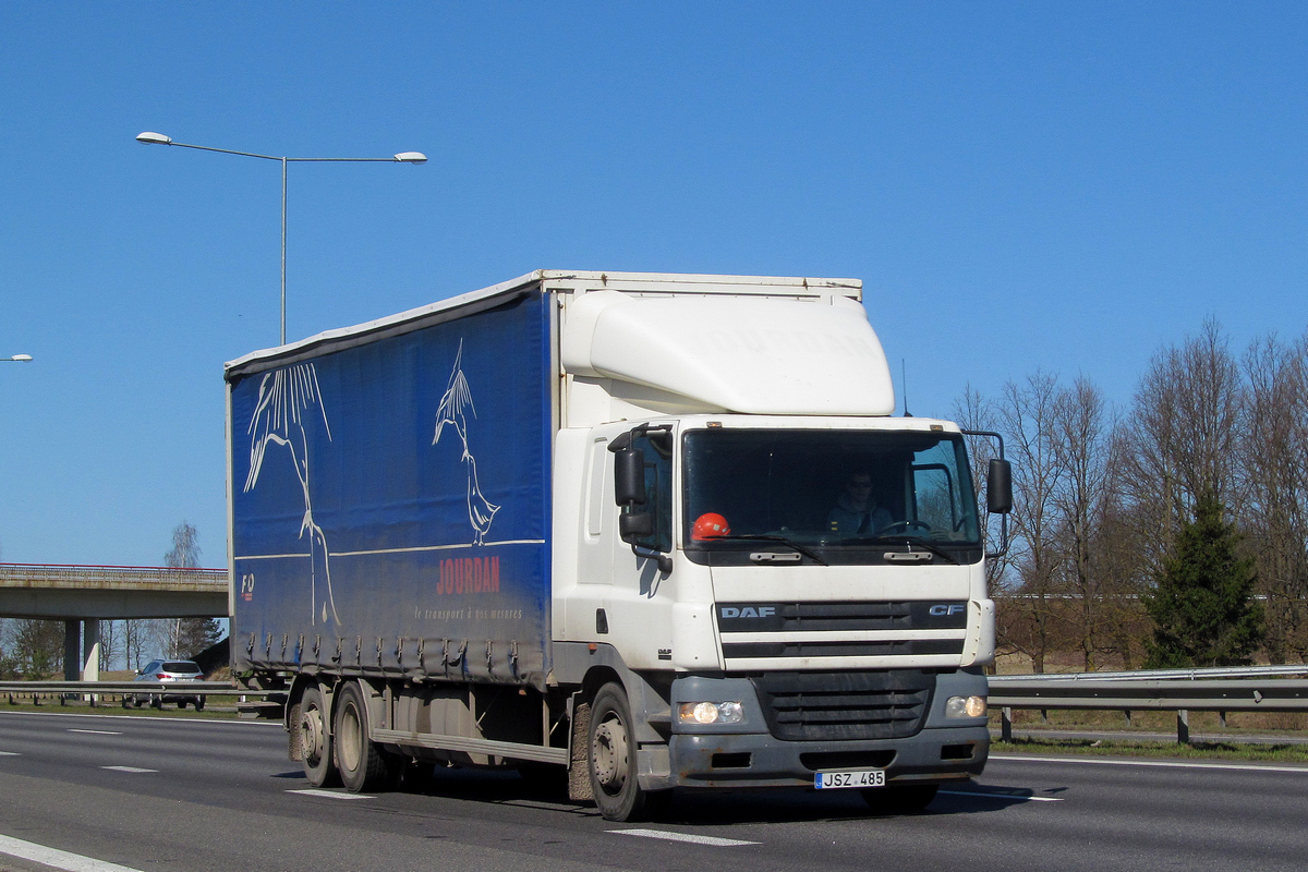 Литва, № JSZ 485 — DAF CF85 FAR