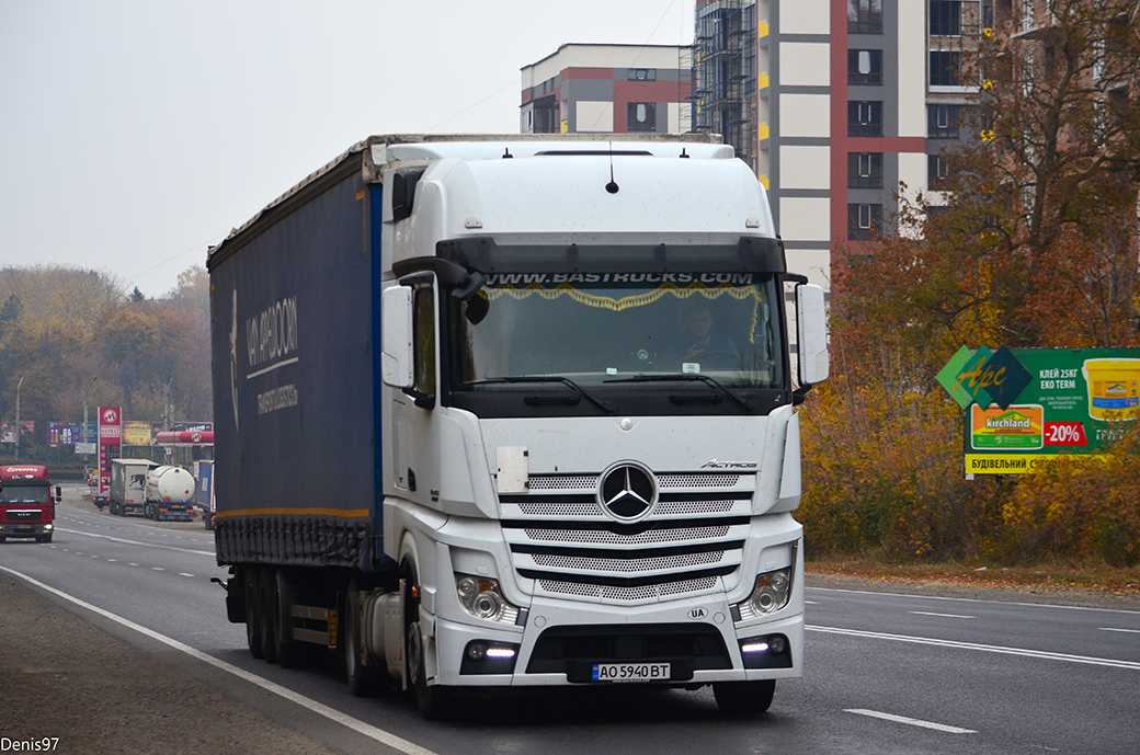 Закарпатская область, № АО 5940 ВТ — Mercedes-Benz Actros ('2011) 1845