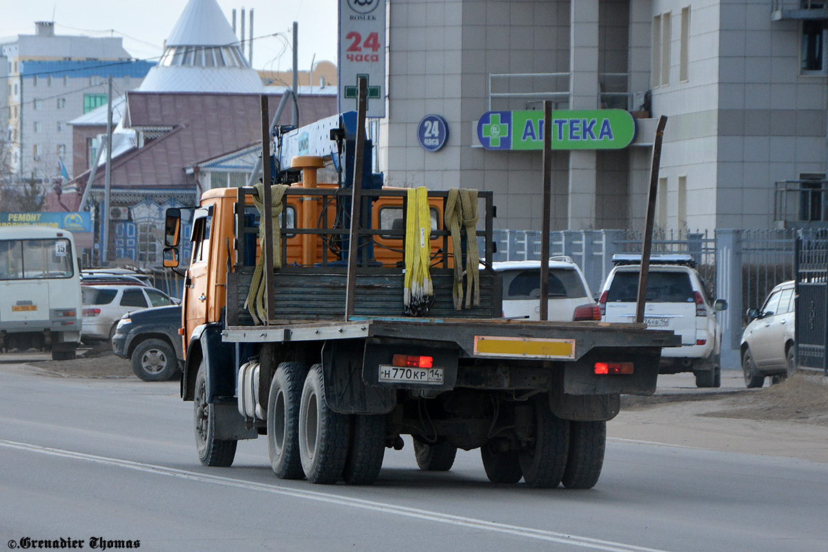 Саха (Якутия), № Н 770 КР 14 — КамАЗ-53213