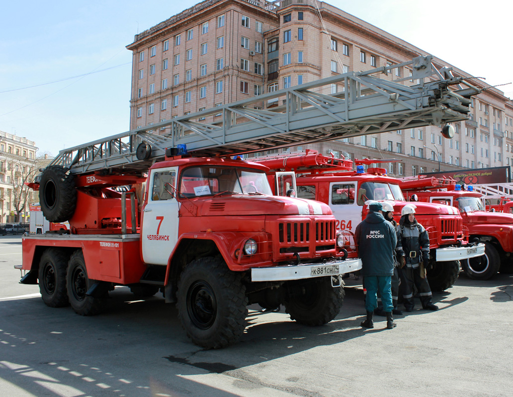 Челябинская область, № К 881 СН 74 — ЗИЛ-131Н (УАМЗ); Челябинская область — Чемпионат УрФО по пожарному триатлону  и день пожарной охраны 2019