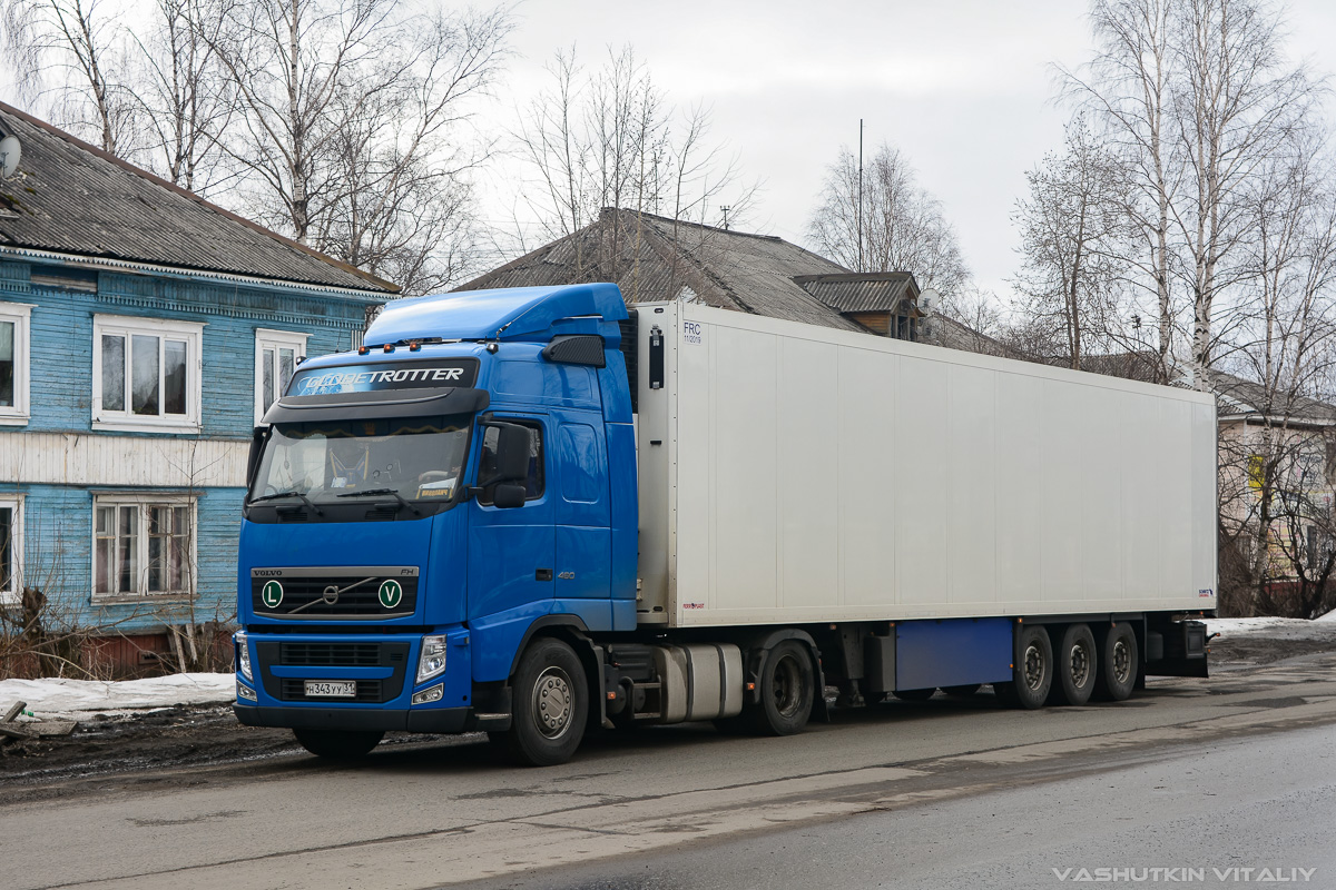 Белгородская область, № Н 343 УУ 31 — Volvo ('2008) FH.460