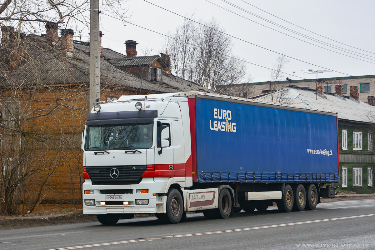 Архангельская область, № К 048 ВА 29 — Mercedes-Benz Actros ('1997) 1840