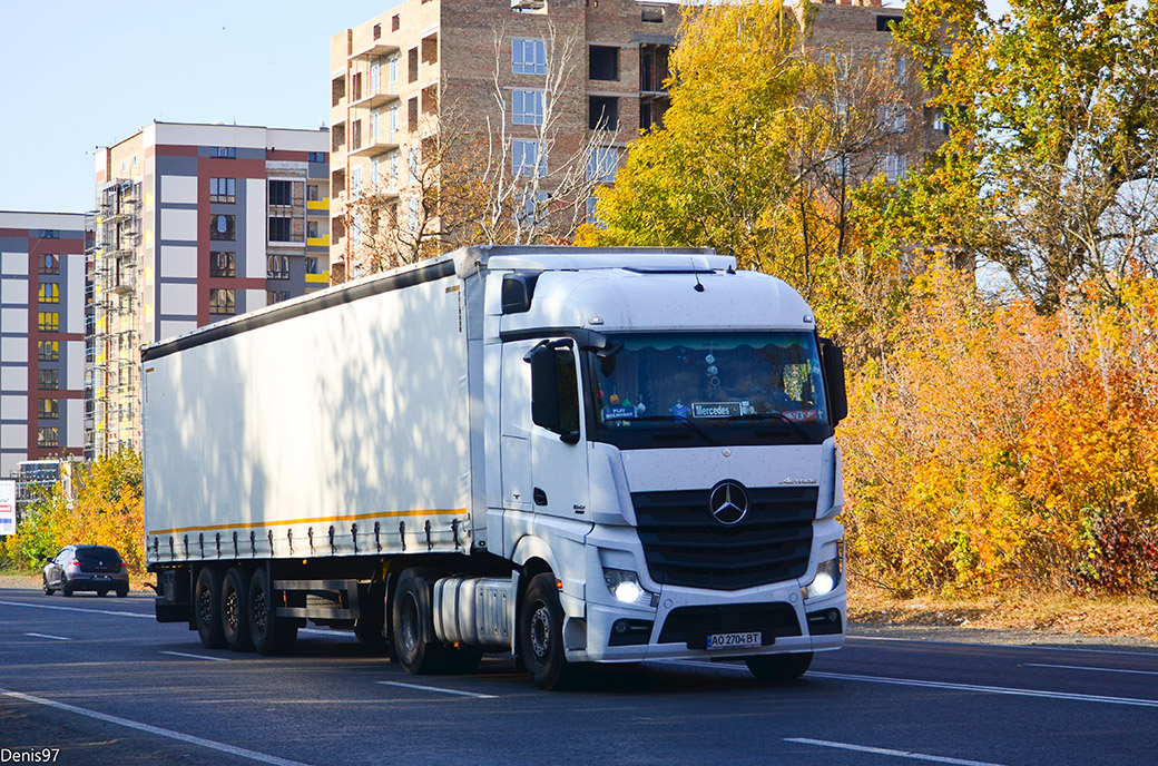 Закарпатская область, № АО 2704 ВТ — Mercedes-Benz Actros ('2011) 1842