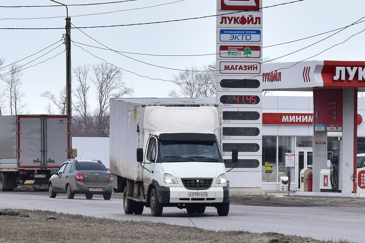 Ульяновская область, № Е 078 РВ 73 — ГАЗ-33106 "Валдай"