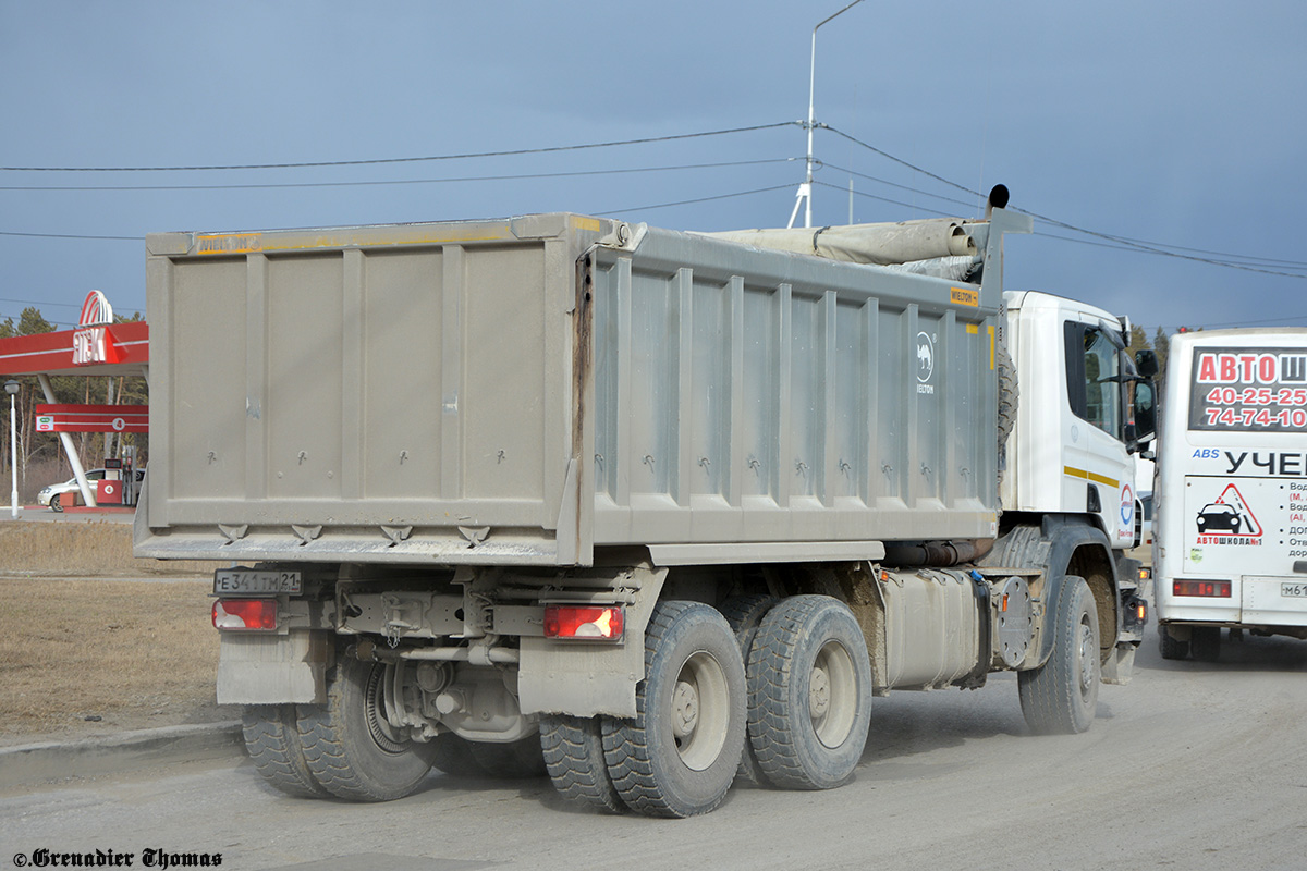 Чувашия, № Е 341 ТМ 21 — Scania ('2011) P400