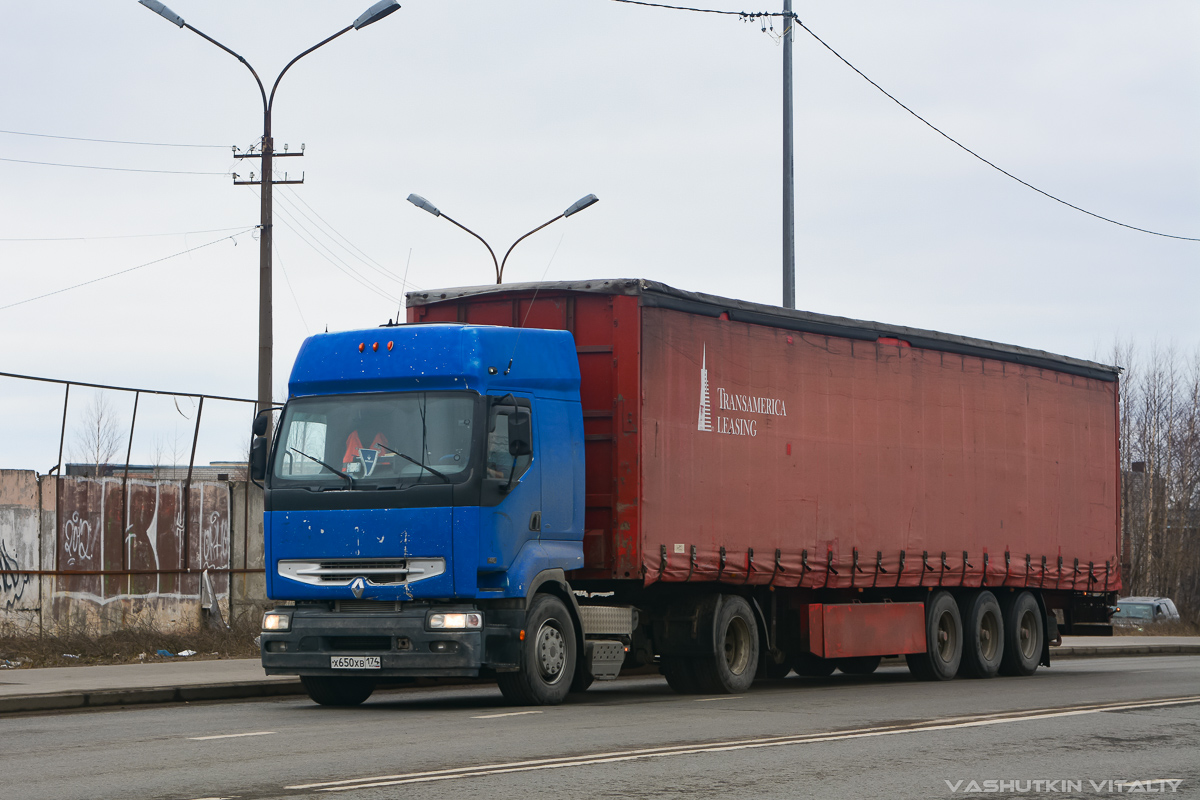 Челябинская область, № Х 650 ХВ 174 — Renault Premium ('1996)