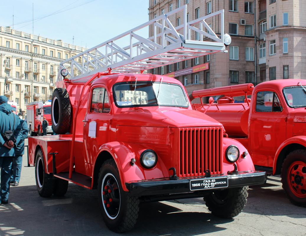 Челябинская область, № (74) Б/Н 0028 — ГАЗ-51А; Челябинская область — Автомобили без номеров; Челябинская область — Чемпионат УрФО по пожарному триатлону  и день пожарной охраны 2019