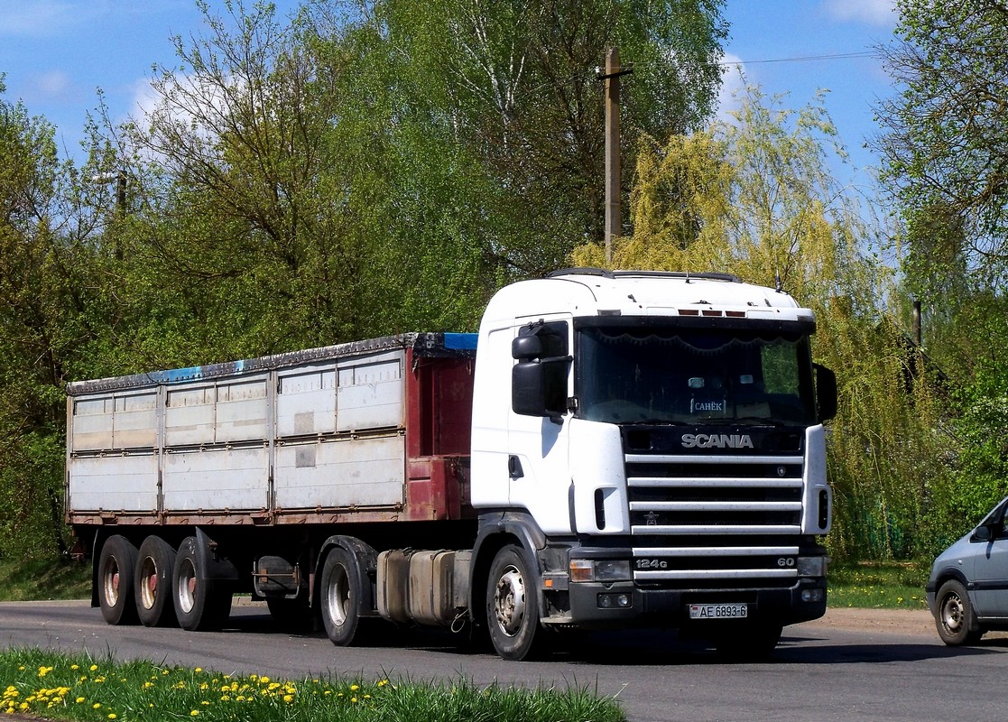 Могилёвская область, № АЕ 6893-6 — Scania ('1996) R124G