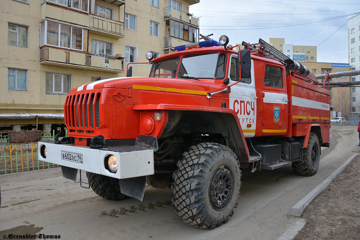 Саха (Якутия), № В 602 ЕС 14 — Урал-43206-41