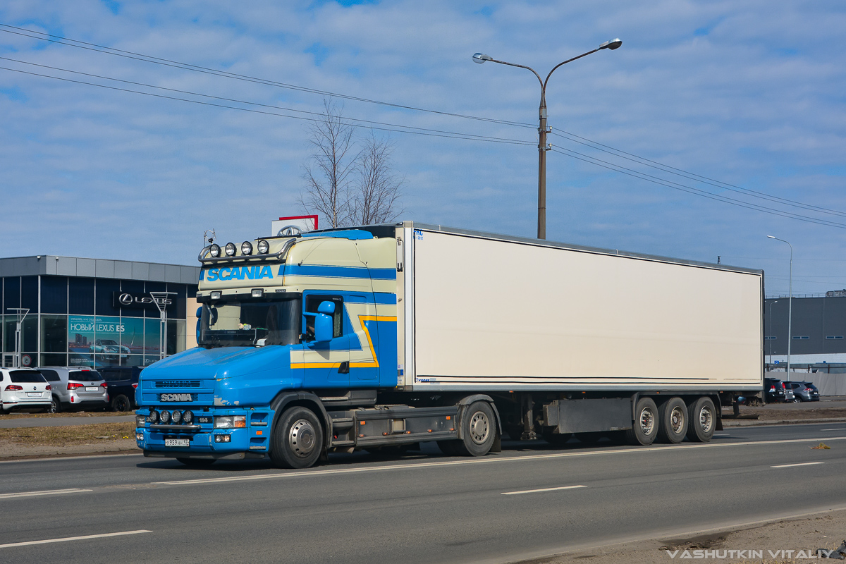 Ленинградская область, № У 959 НН 47 — Scania ('1996) T-Series 114L