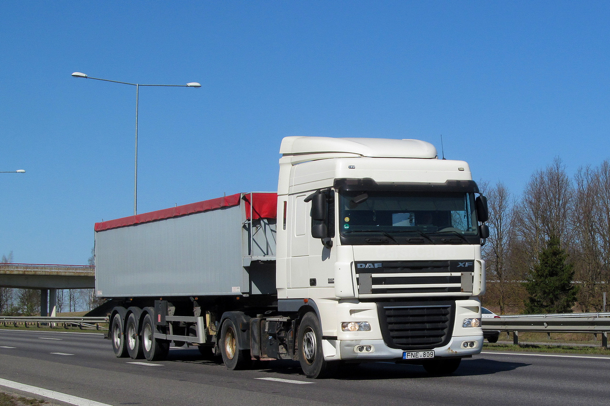 Литва, № FNE 809 — DAF XF105 FT