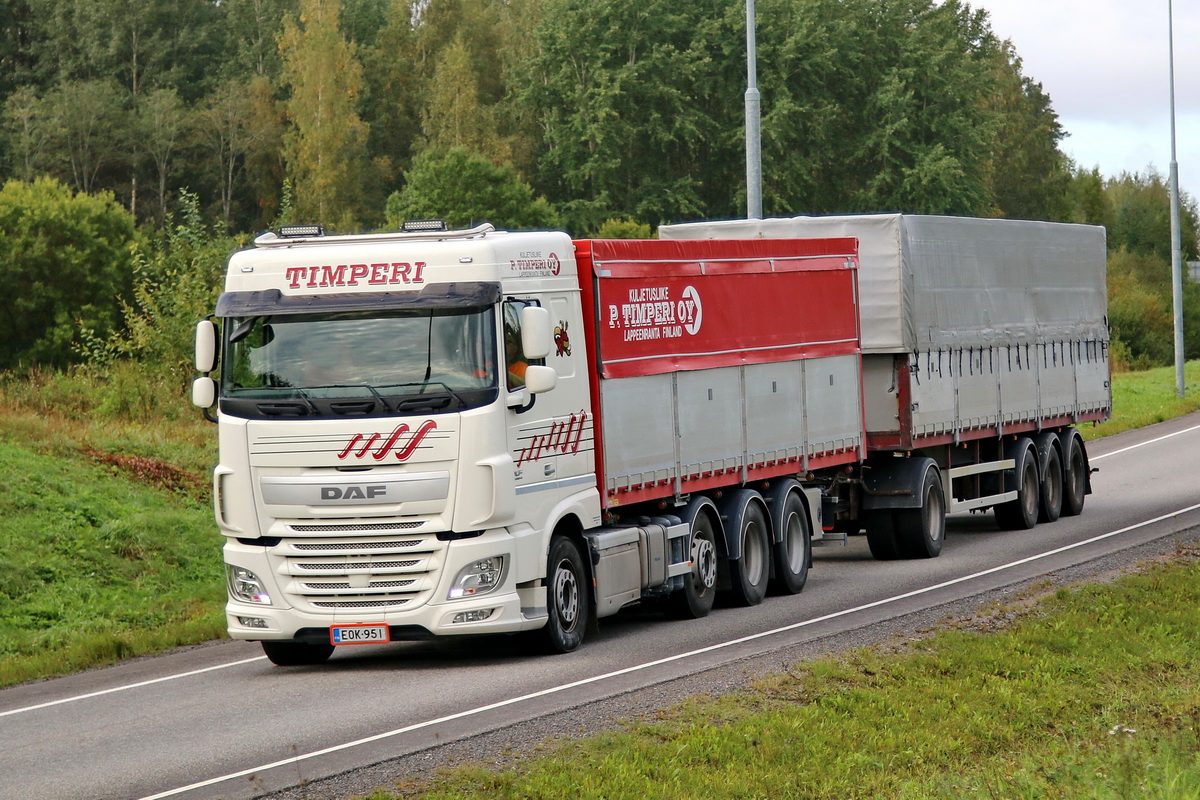 Финляндия, № EOK-951 — DAF XF Euro6 FAM