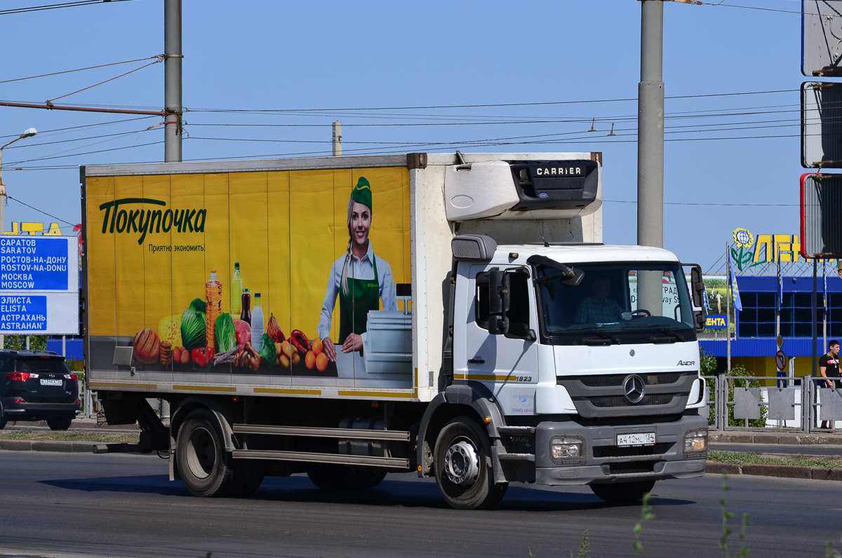 Волгоградская область, № А 412 МС 134 — Mercedes-Benz Axor 1823