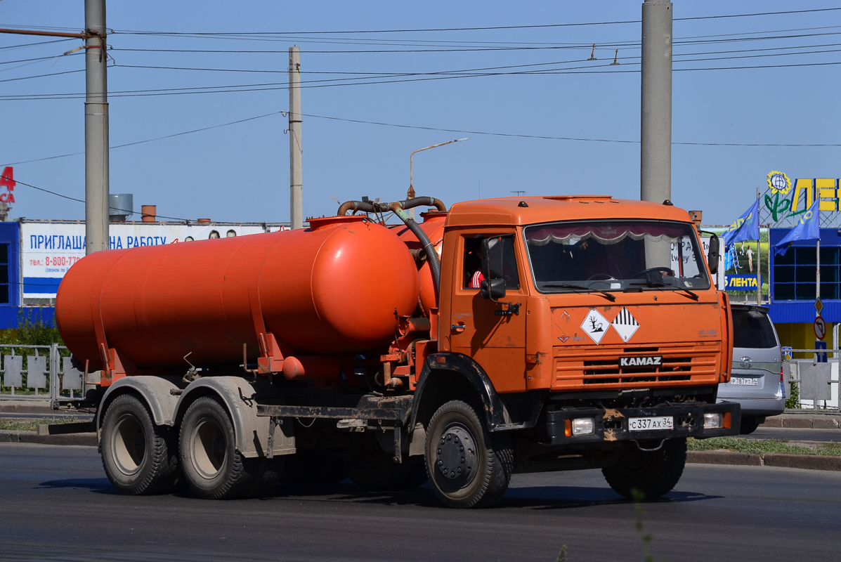 Волгоградская область, № С 337 АХ 34 — КамАЗ-65115-62