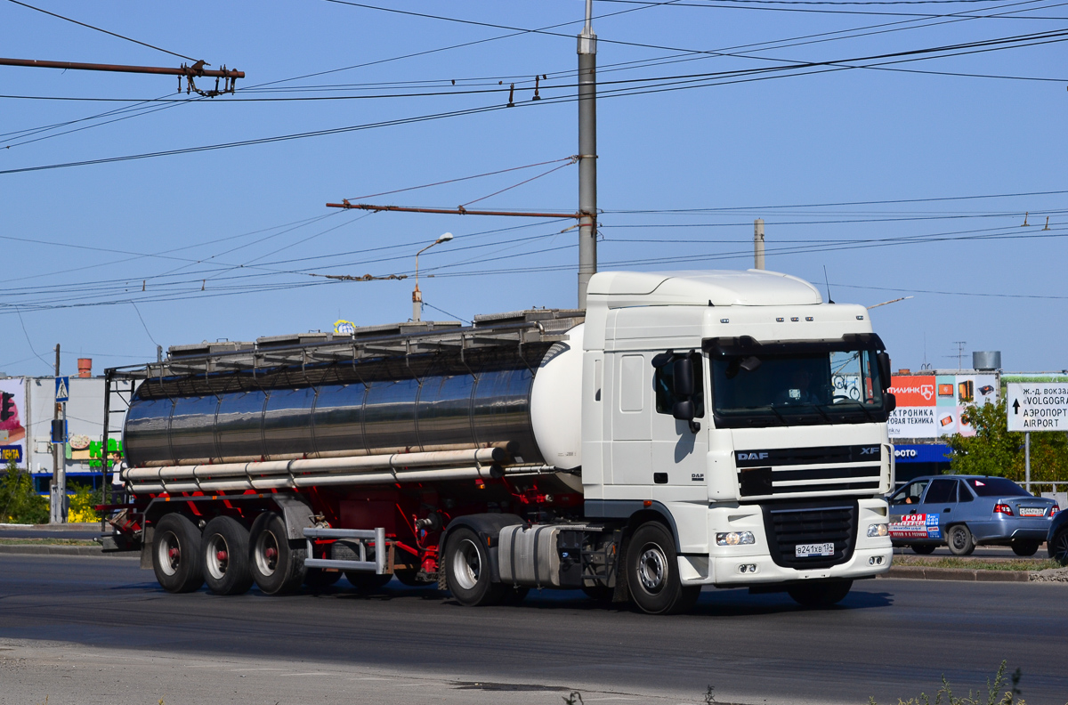 Волгоградская область, № В 241 ХВ 134 — DAF XF105 FT