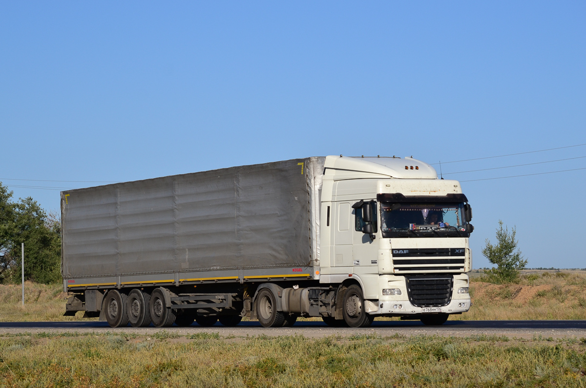 Волгоградская область, № Е 768 ММ 134 — DAF XF105 FT